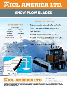 ICLAM Snow Plow Blades